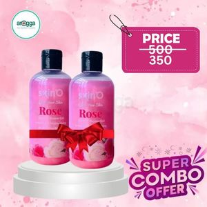 Buy Combo of 2 Skin'O Glow Your Skin Rose Scented Shower Gel 220ml Get 150tk Off!